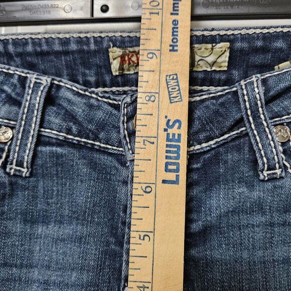 BKE Jeans Women’s 26x35.5 (28x32) Kate Low-Rise Bootcut Distressed Thick Stitch - Picture 6 of 10
